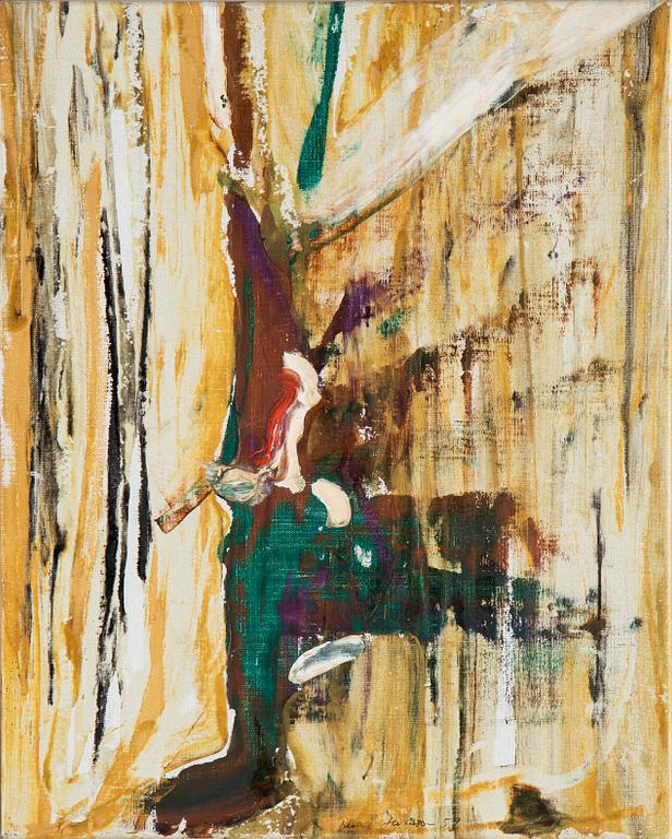 Rune Jansson, oil on canvas, signed and dated -59.