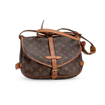 LOUIS VUITTON, a monogram canvas shoulder bag, "Saumur".