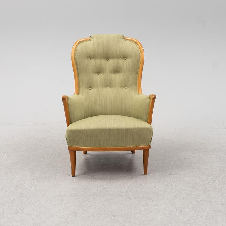 Carl Malmsten, fåtölj, "Vår Fru", Bodafors, 1960-tal.