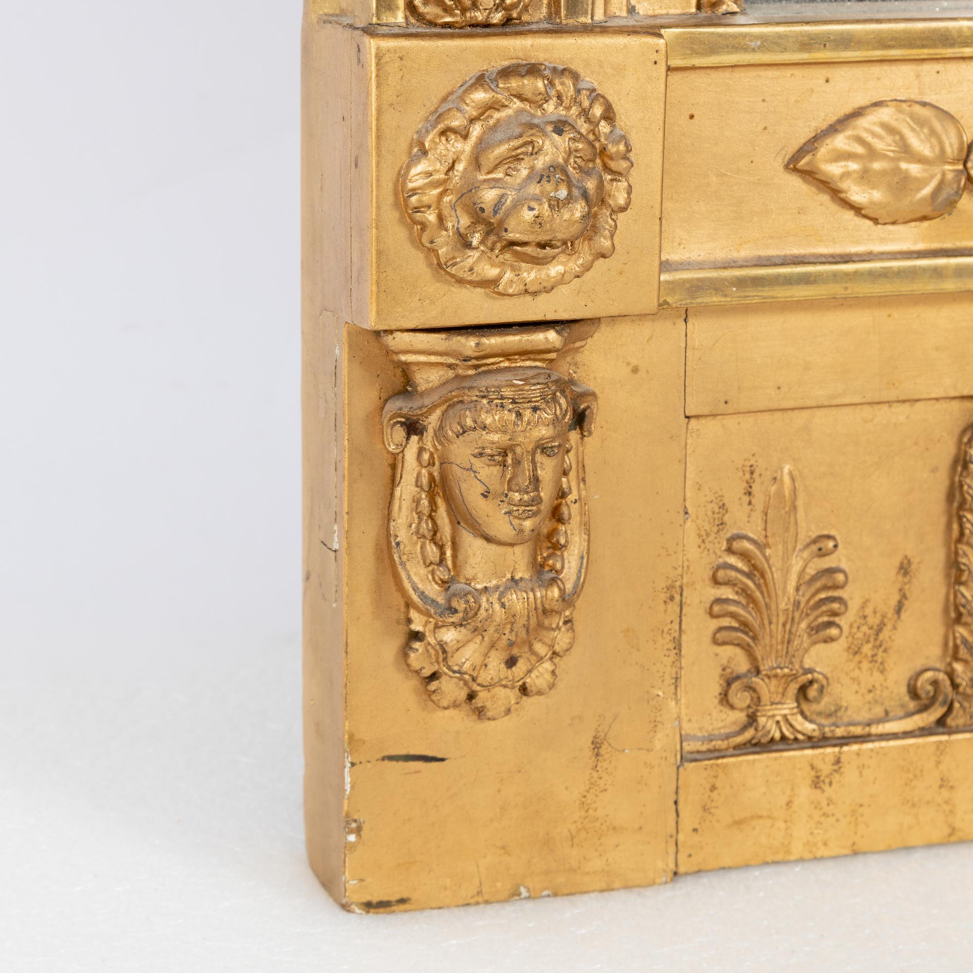 Spegel, sengustaviansk stil, 1800-talets andra hälft.