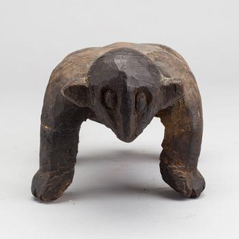 A ANIMAL SHAPED STOOL. West Africa.