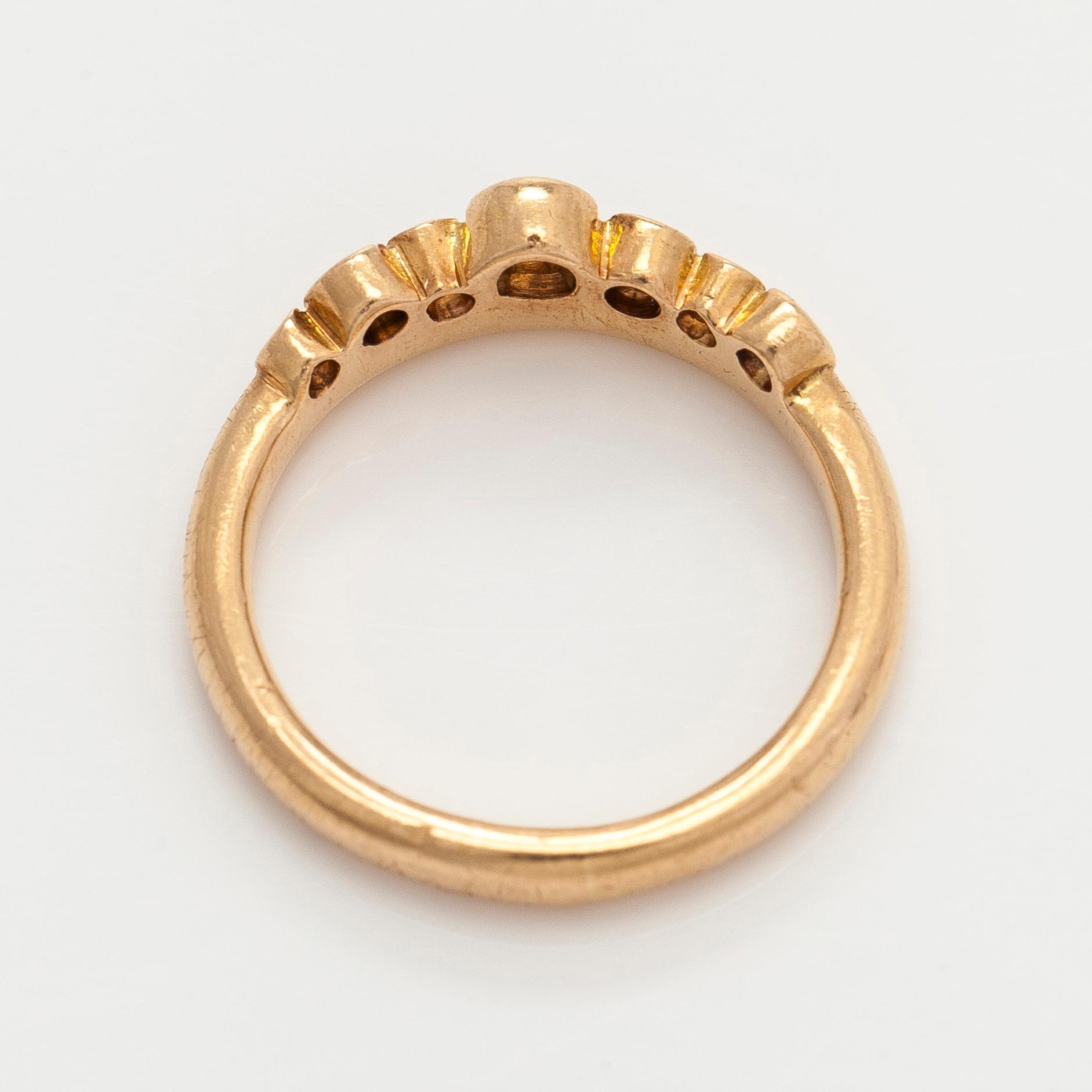 Ring, 18K guld, briljantslipade diamanter, Kultasepät Andreasen,  2011 .
