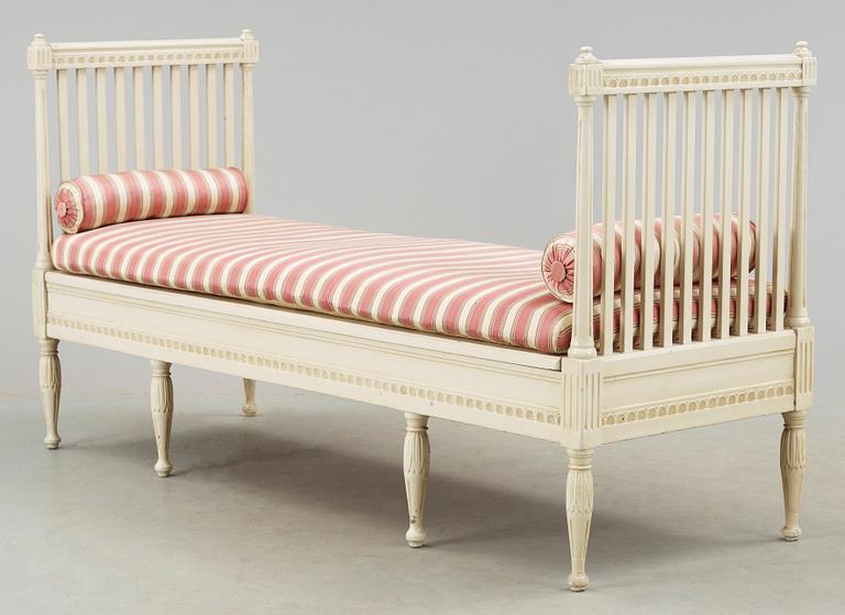 SOFFA samt STOLAR, 3 st, gustaviansk, provins, 1800-talets början.