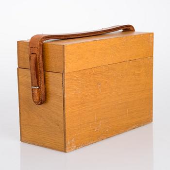 KAJ FRANCK, A LIQUOR BOX, 'Napakymppi' (Bull's-eye) for Nuutajärvi 1961-1968.