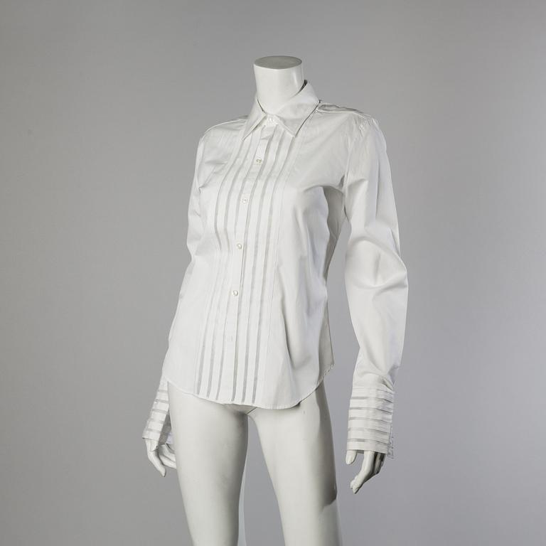 Blouses and a jacket with west by Ralph Lauren.