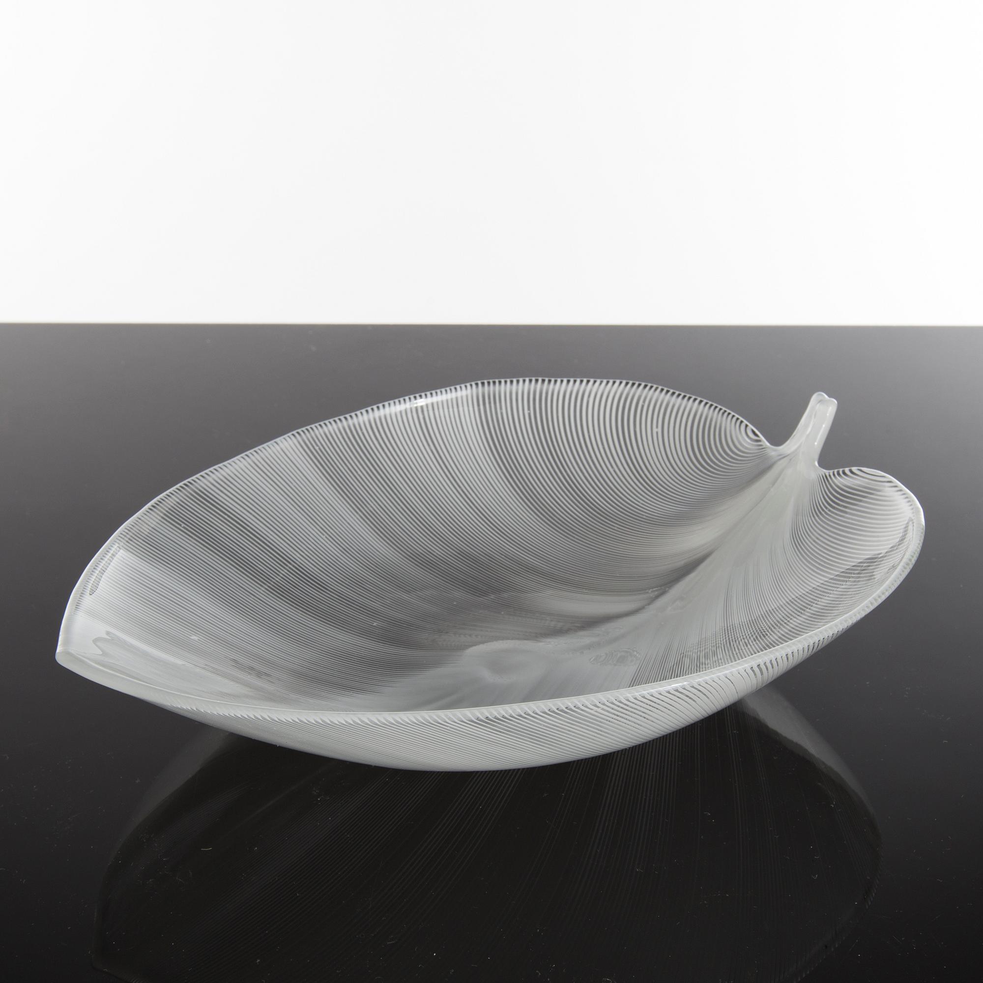 TYRA LUNDGREN, skål, Venini, Murano, 1940-/50-tal.