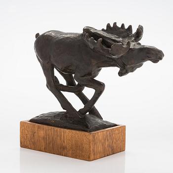 Jussi Mäntynen, Springande älg.