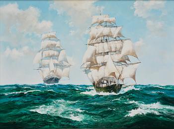 Barry Mason (1947-), "Thermopylae" and "Cutty Sark" racing.