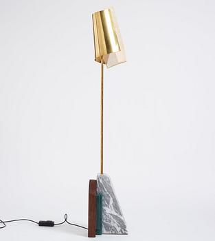 Erik Bratsberg, a "Lorian", floor lamp, first edition, executed in his workshop, Stockholm, 2021.