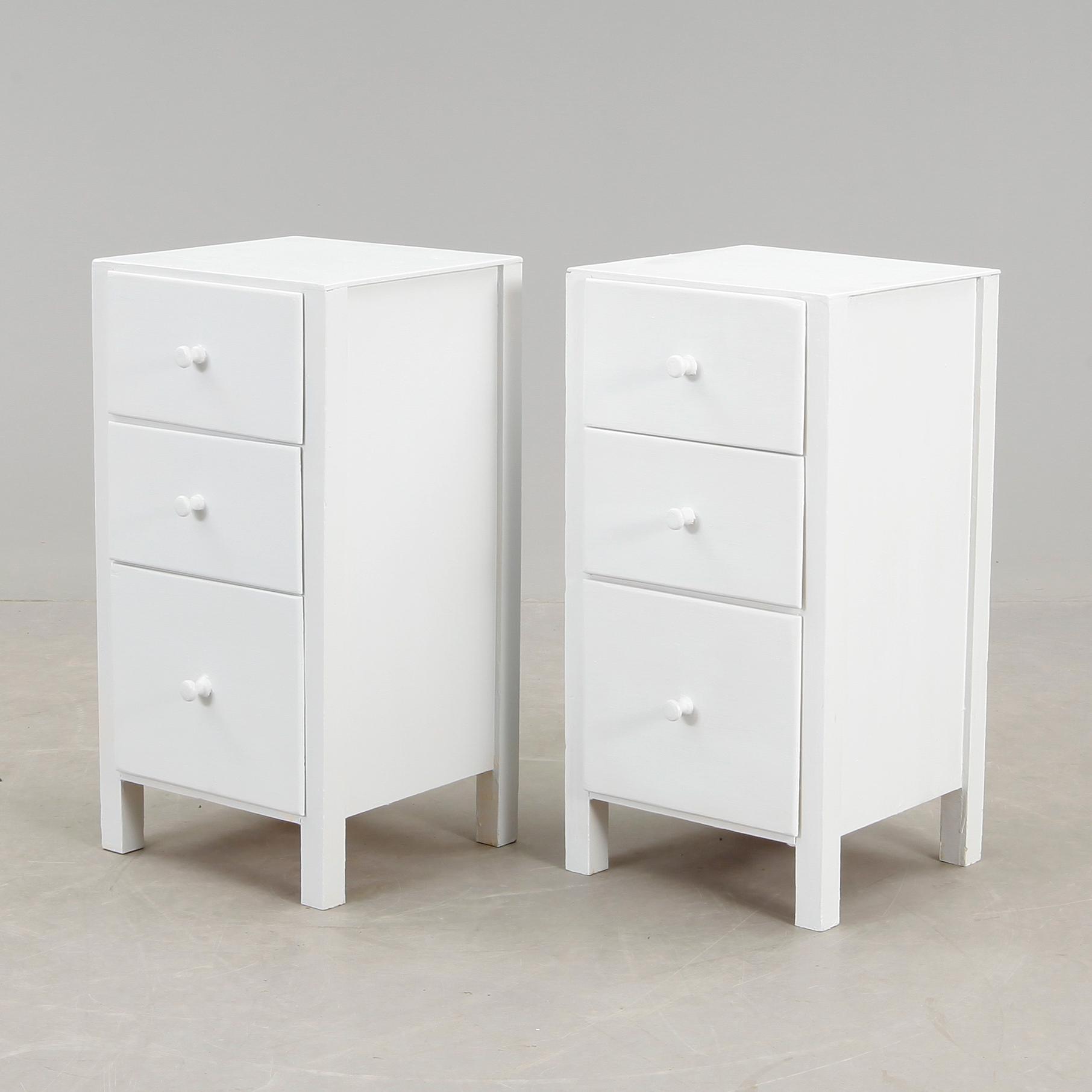 NATTDUKSBORD, ett par, 1900-talets andra hälft.