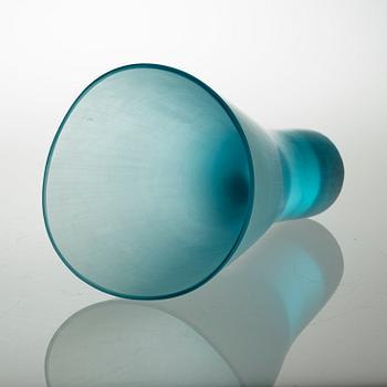 VAS, glas, Ludovici Diaz De Santillana,  "battuto", Venini, Murano, Italien 1990-tal.