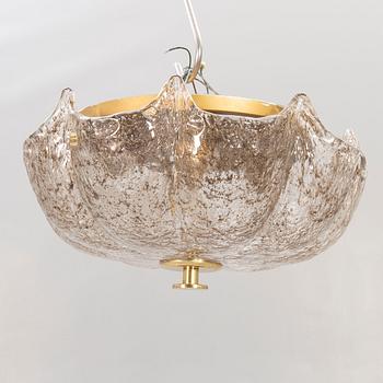 Ceiling lamp, Kaiser Leuchten, label marked, 1970s-80s.