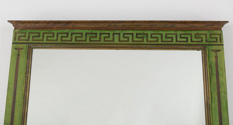 An 1920s Art Deco mirror.