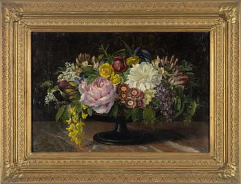 Okänd konstnär, 1800-tal, Blomsterstillen.