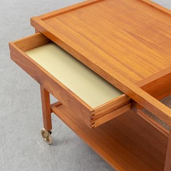 A 'Boy' teak drinks trolley from DS-möbler, 1950's/60's.