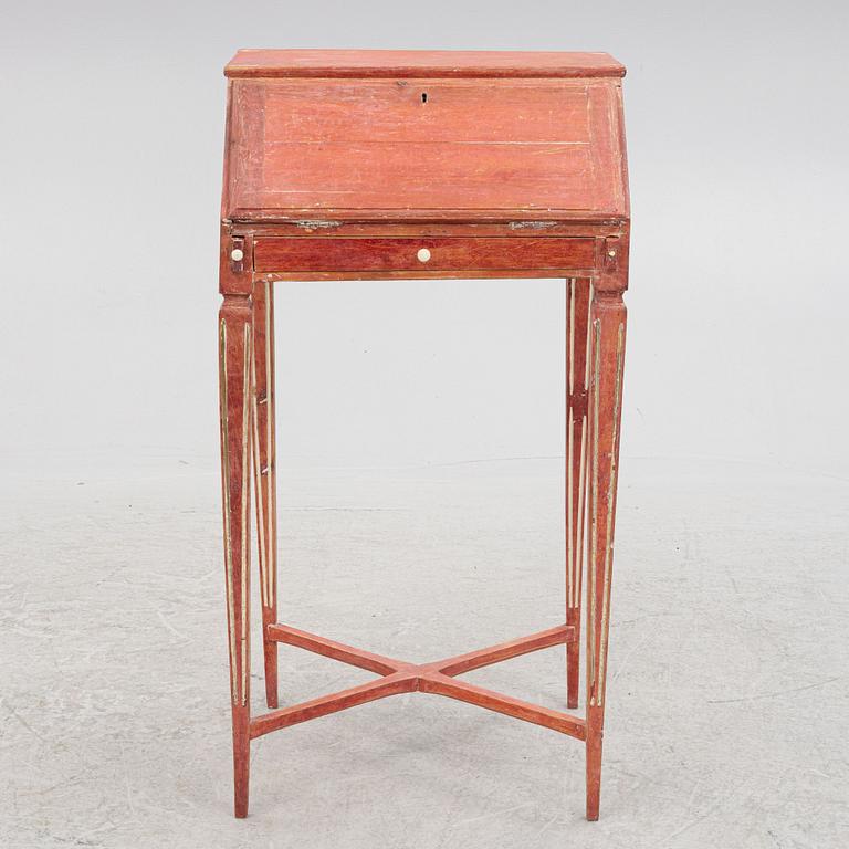 A 19th century Gustavian style secretaire.