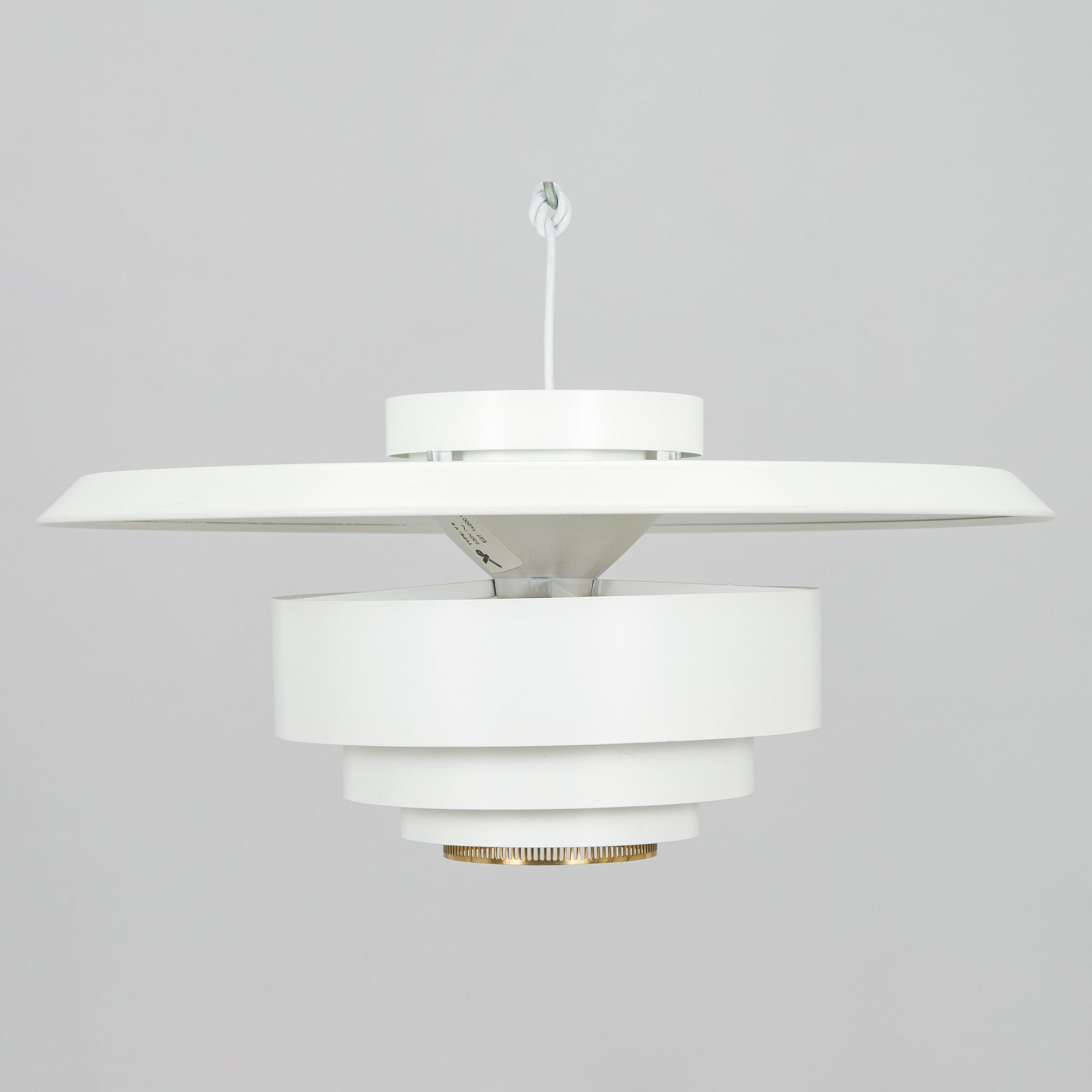 Alvar Aalto, A 'V6' ceiling light for Valaisinpaja Oy.