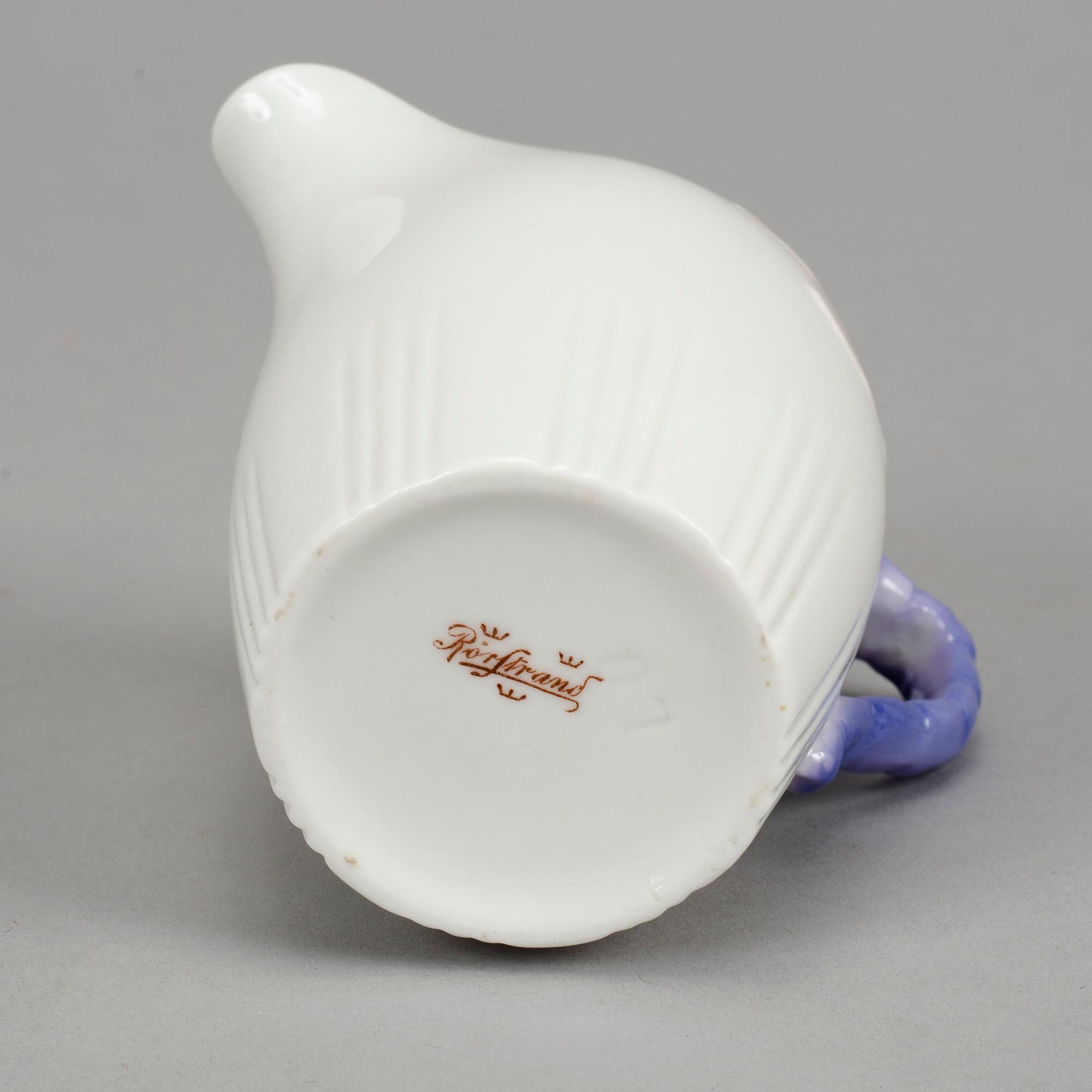 Alf Wallander, a 'Trollsländan' part service, nine pieces,  Rörstrand, Jugend.