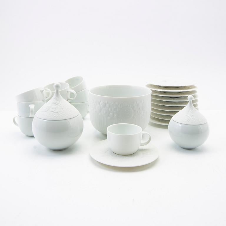 Björn Wiinblad, service pieces, porcelain, 13 pieces, "The Magic Flute"/"Die Zauberflöte", Rosenthal, Germany.