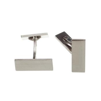 707. A pair of wiwen Nilsson sterling cuff-links, Lund 1945.