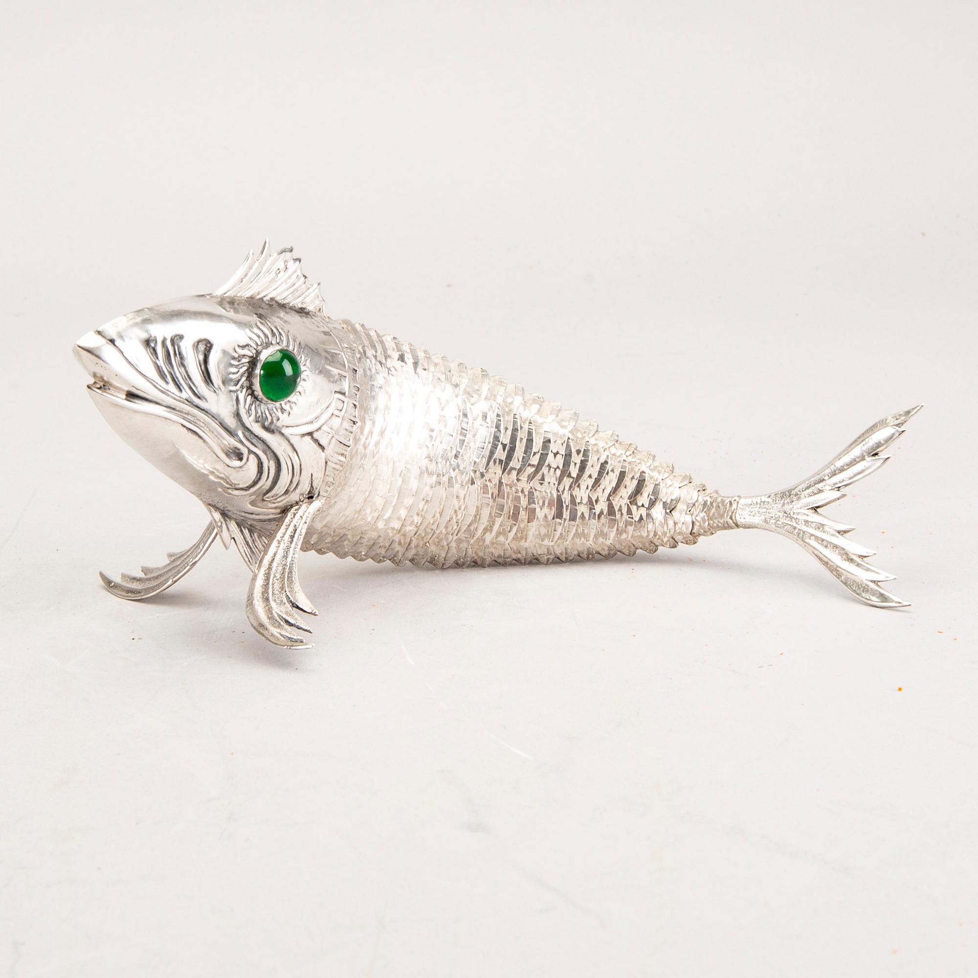 Bordsdekoration/skulptur, silver, Spanien, 1900-tal.