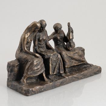 Okänd konstnär, 1900-tal, Musicerande sällskap.