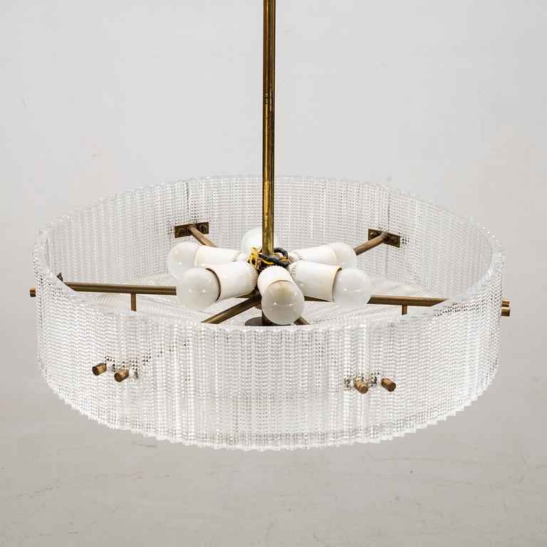 CARL FAGERLUND, Ceiling lamp, Orrefors, second half of the 20th century.