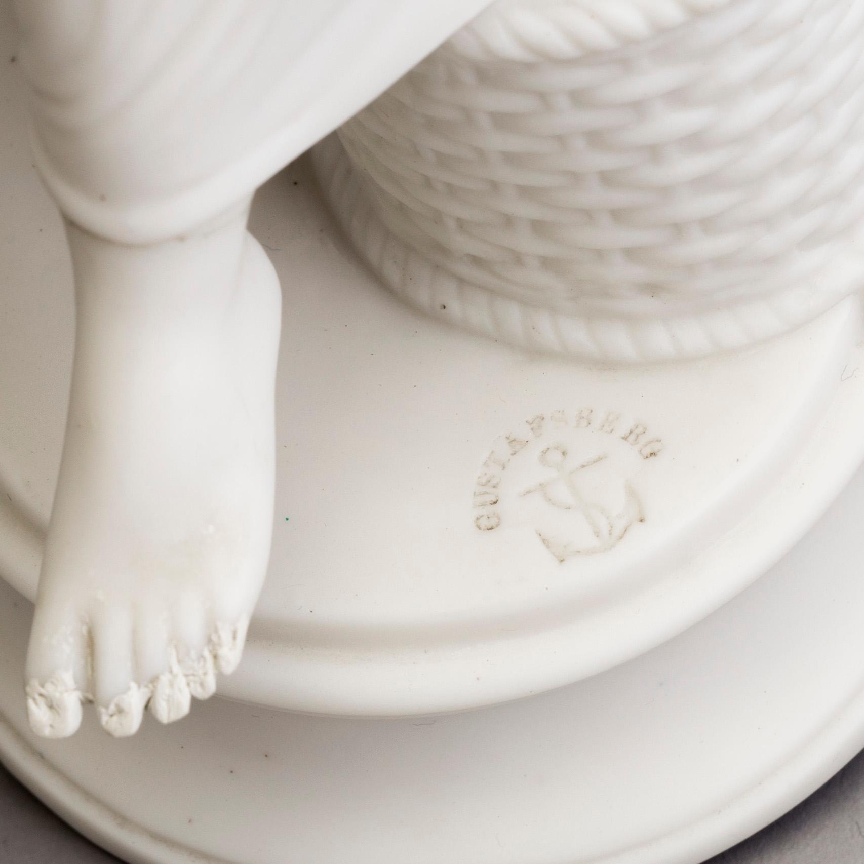 FOUR PARIAN FIGURES, Gustafsberg and Eneret, ca 1900.