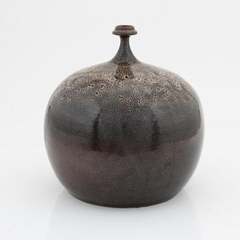 Yngve Blixt, a stoneware vase, Höganäs, dated 1972.