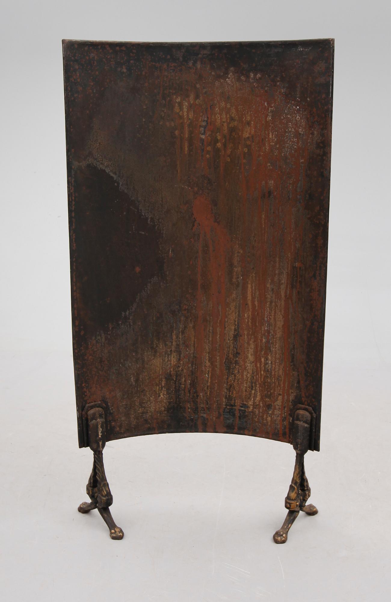 BRASSKÄRM, plåt, 1800-talets andra hälft.