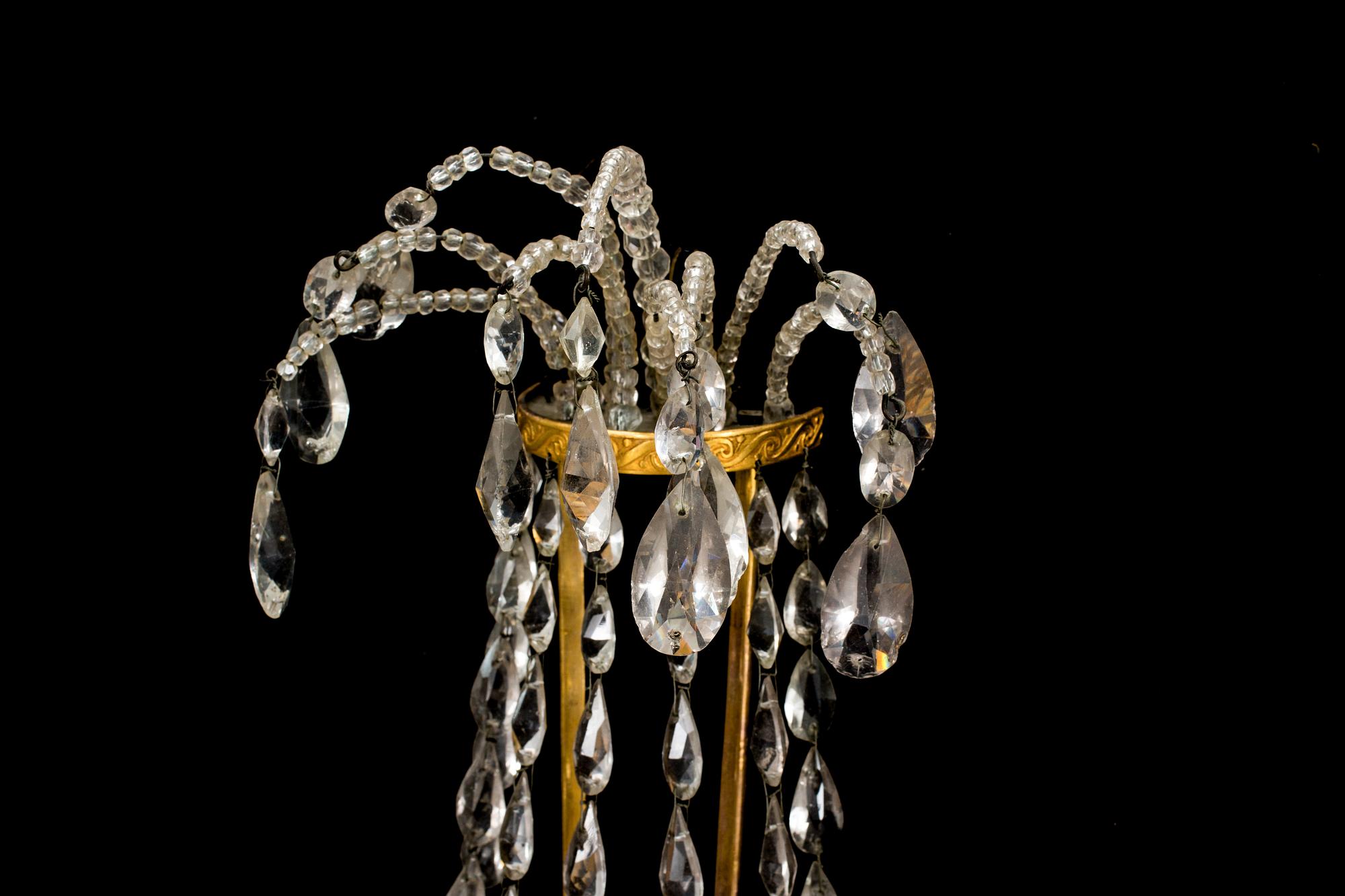 VÄGGLYSTRAR, ett par, Louis XVI, 1700-talets slut.