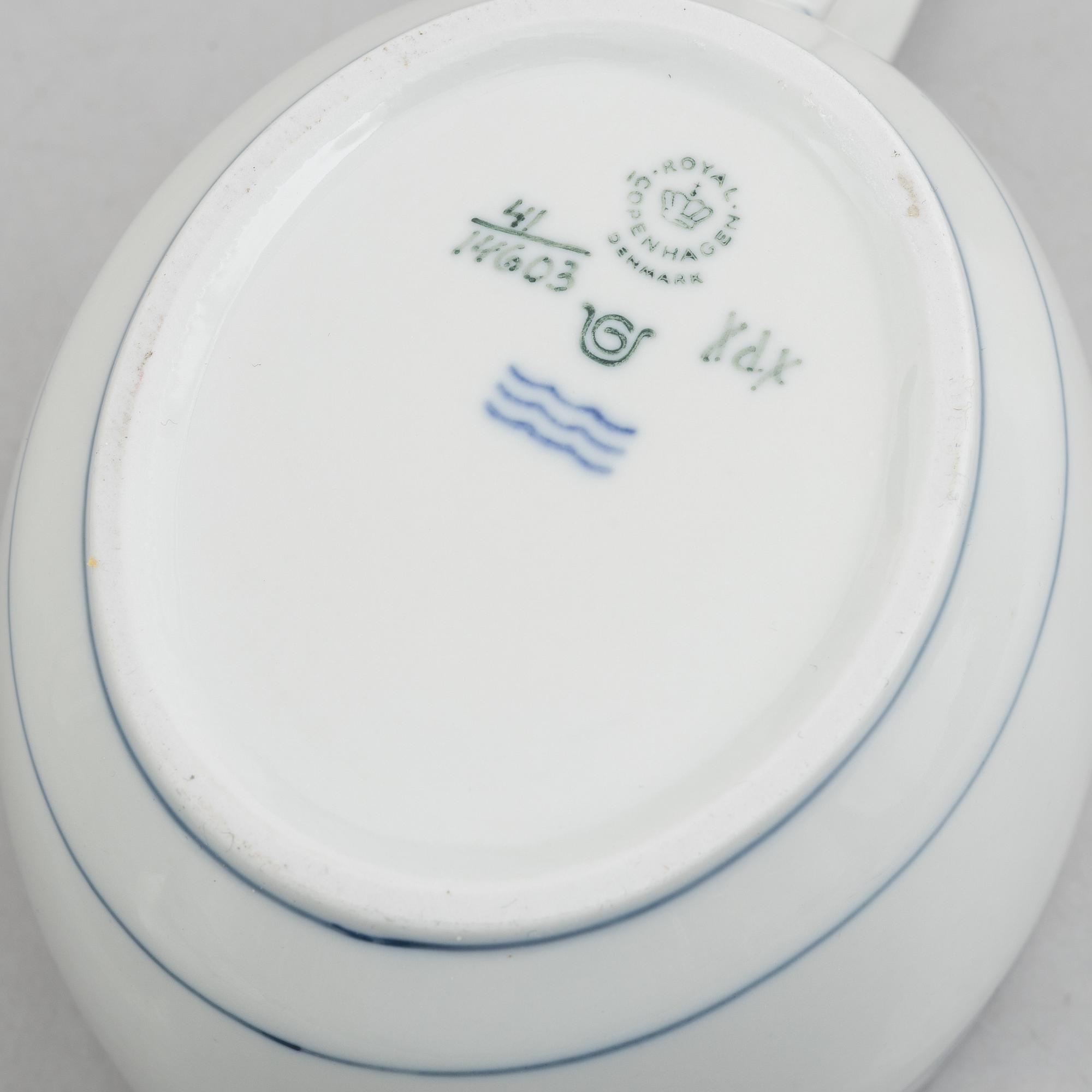 Gertrud Vasegaard, a 136-piece dinner service, 'Gemina', Royal Copenhagen, Denmark.