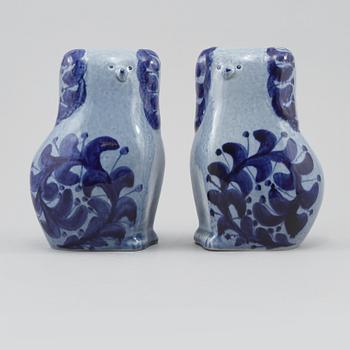 FIGURINER, ett par, Lisa Larson, Gustavsberg, 1900-talets andra hälft.