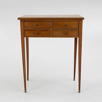 A Gustavian style table, 19th Century.