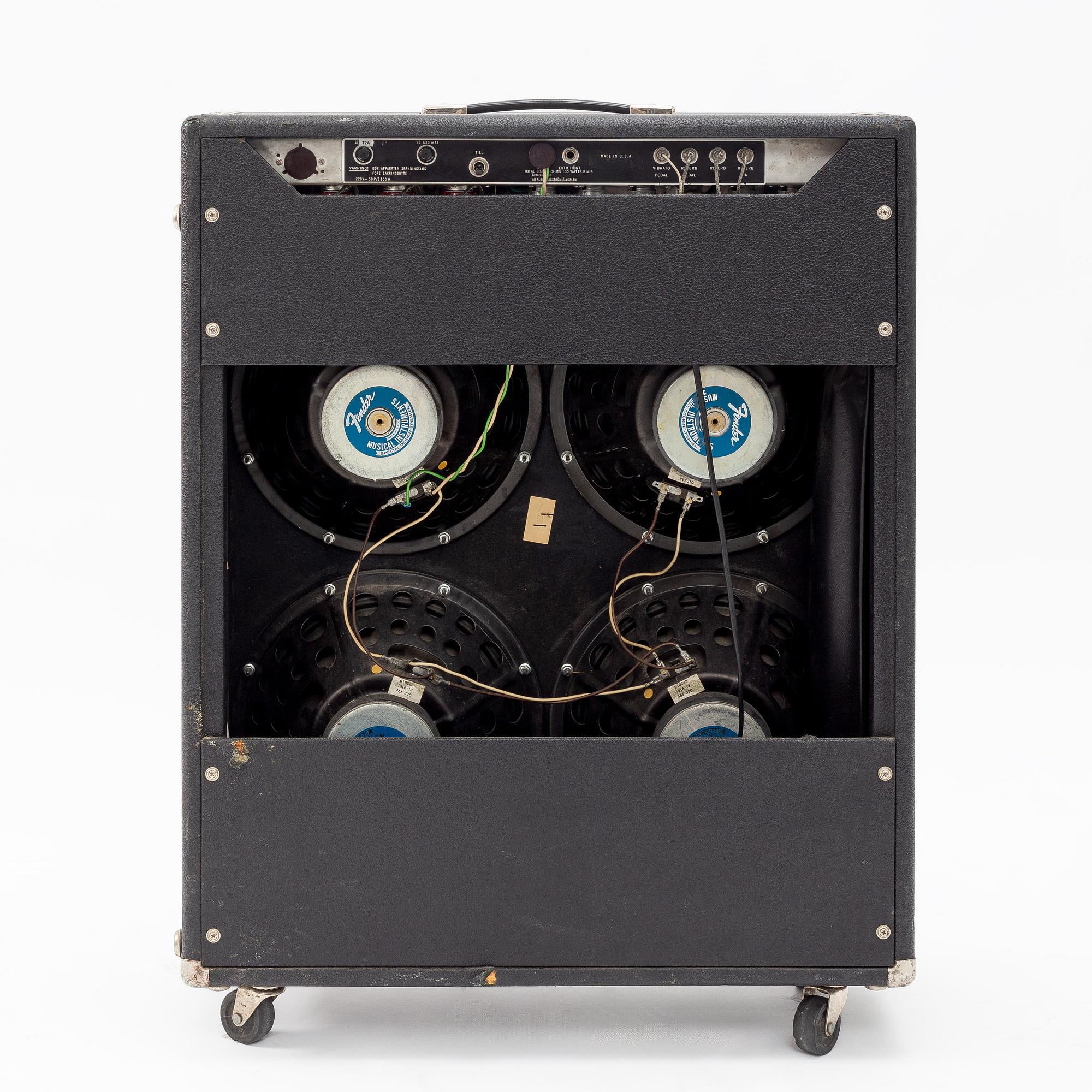 Fender, a "Quad Reverb" guitar amplifier, 1970s, USA.