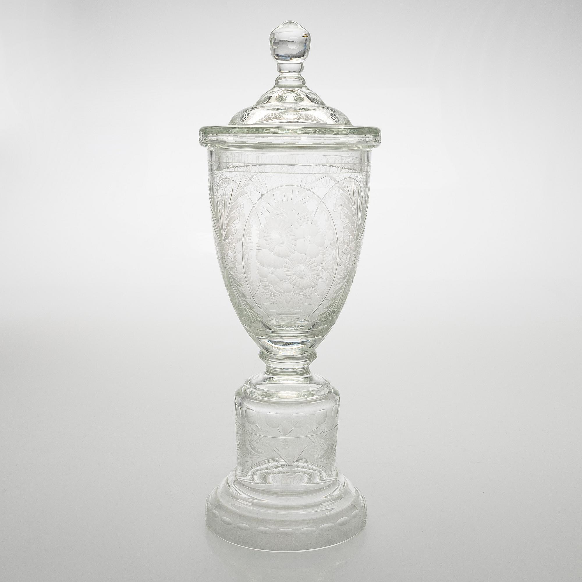 Skål, glas, 1900-talets mitt.