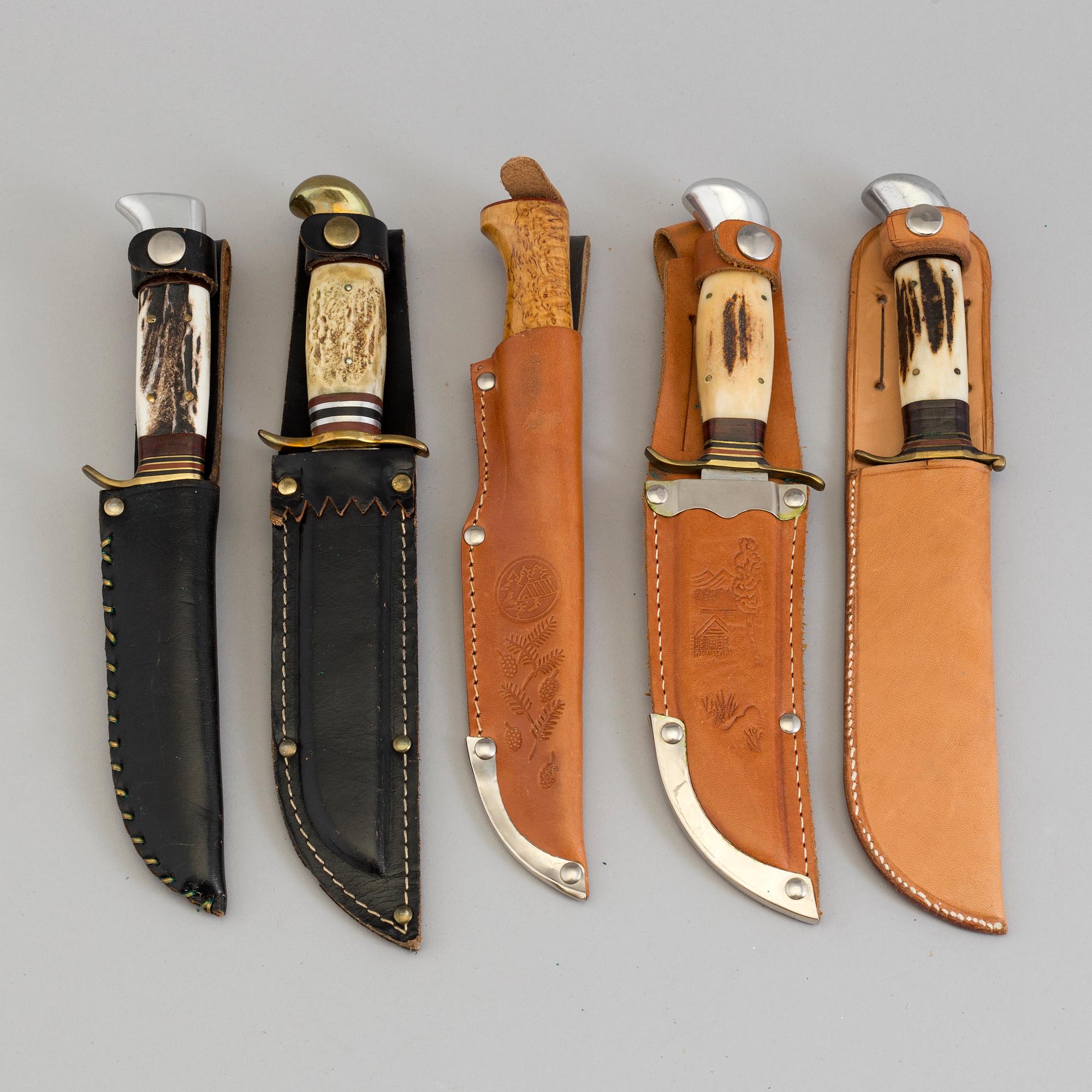 KNIVAR, 5 st, Pontus Holmberg, Eskilstuna samt Erik Frost, Mora.