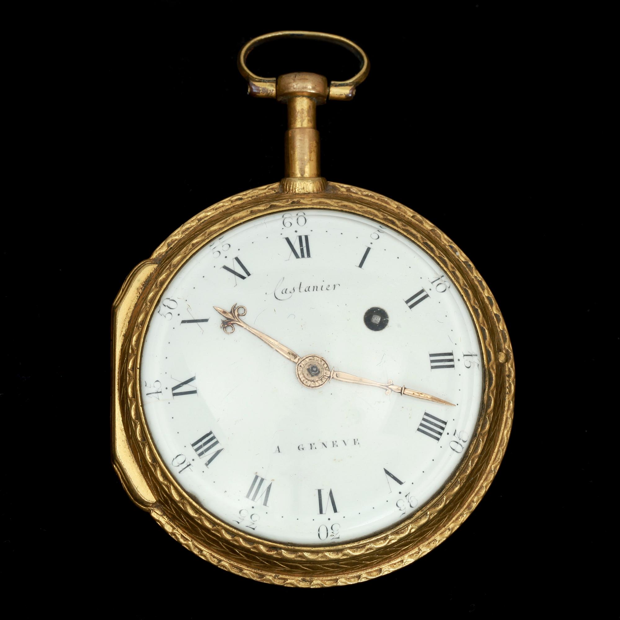 HERRFICKUR, förgylld metall, 1700-talets senare del.