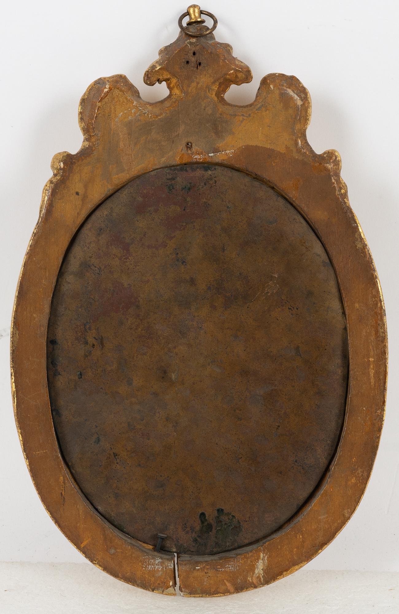 Okänd konstnär, 1700-tal. Landskap med sittande man.