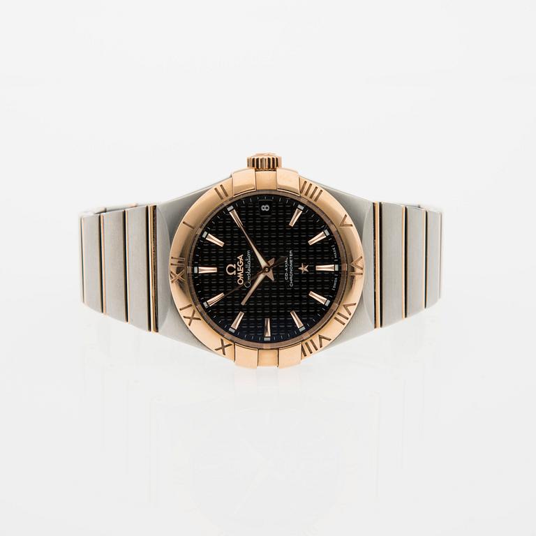 ARMBANDSUR, herr, Omega Constellation Co-Axial Chronometer.