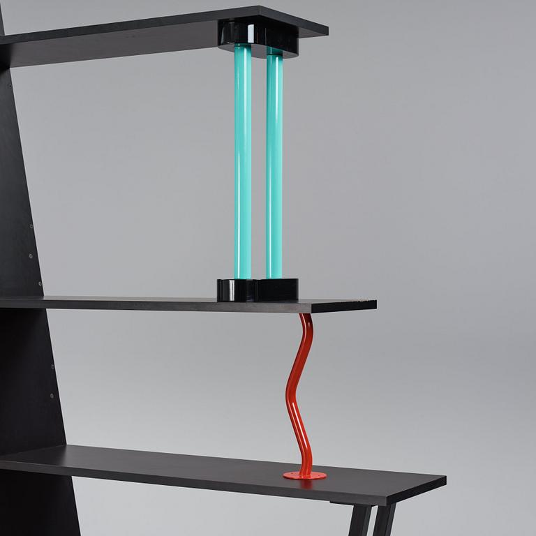 Ettore Sottsass, a "Malabar" bookcase, Memphis, Italy, post 1982.
