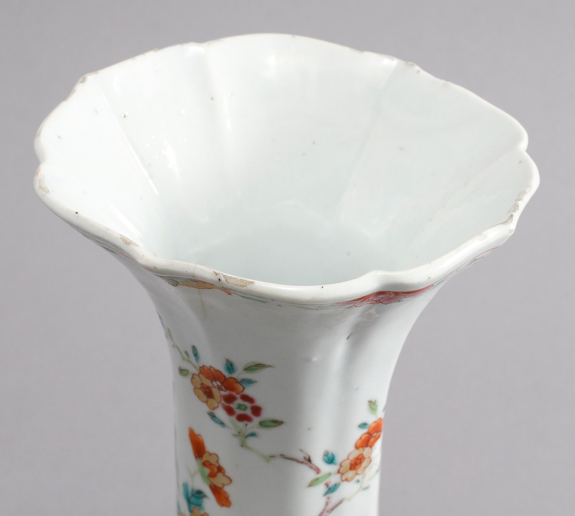 VAS, porslin, kina, Qianlong, 1700-tal.