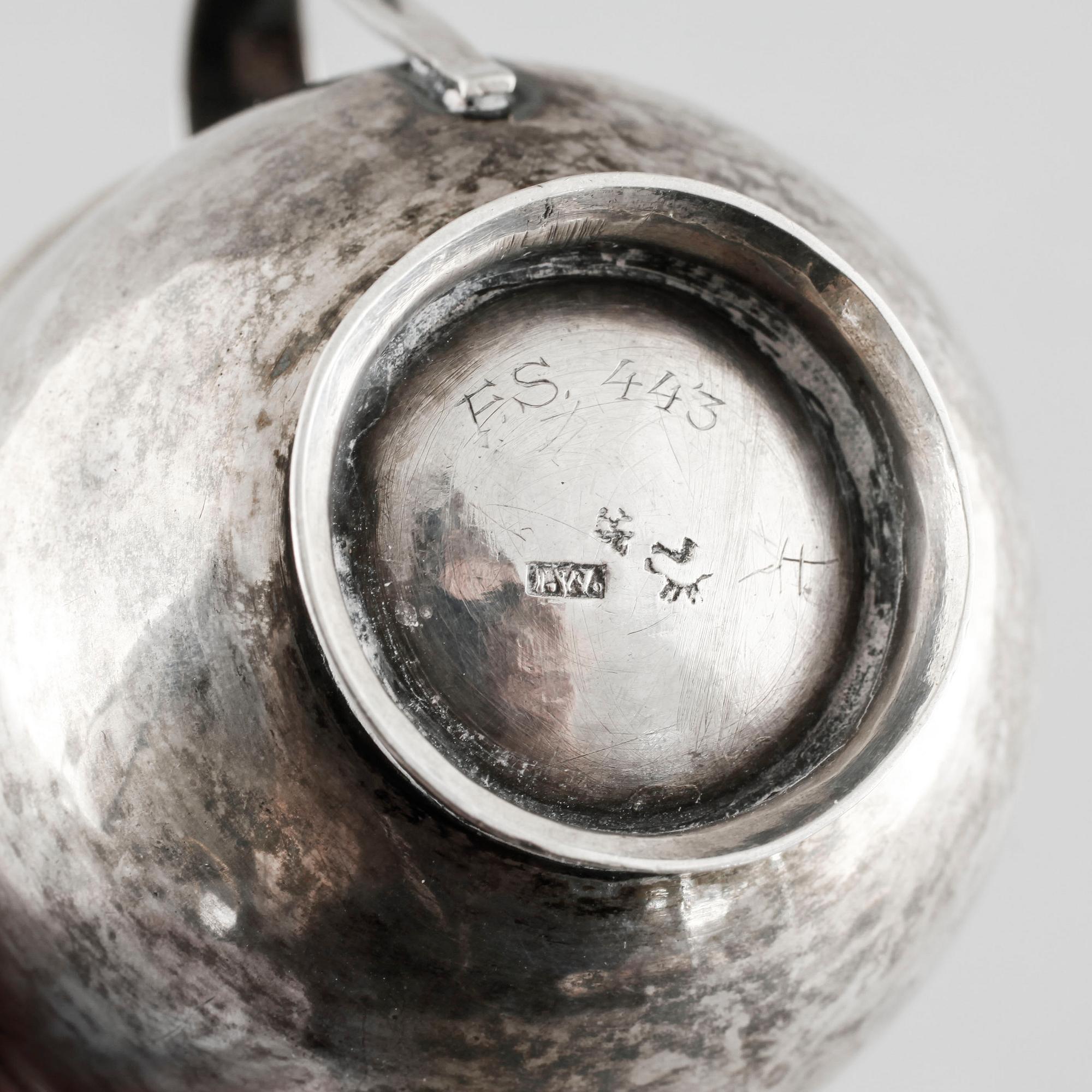 A Swedish 19th century parcel-gilt cup, mark of Johan Westerberg, Piteå (1807-1829).
