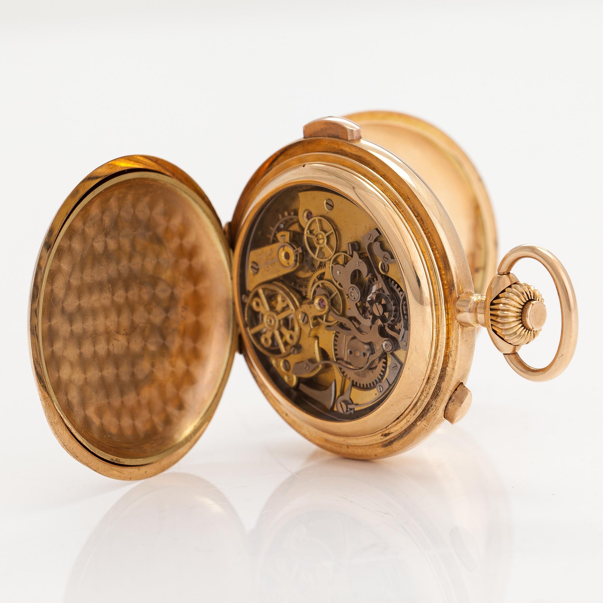 Tavannes, pocket watch, repeater, 57 mm.