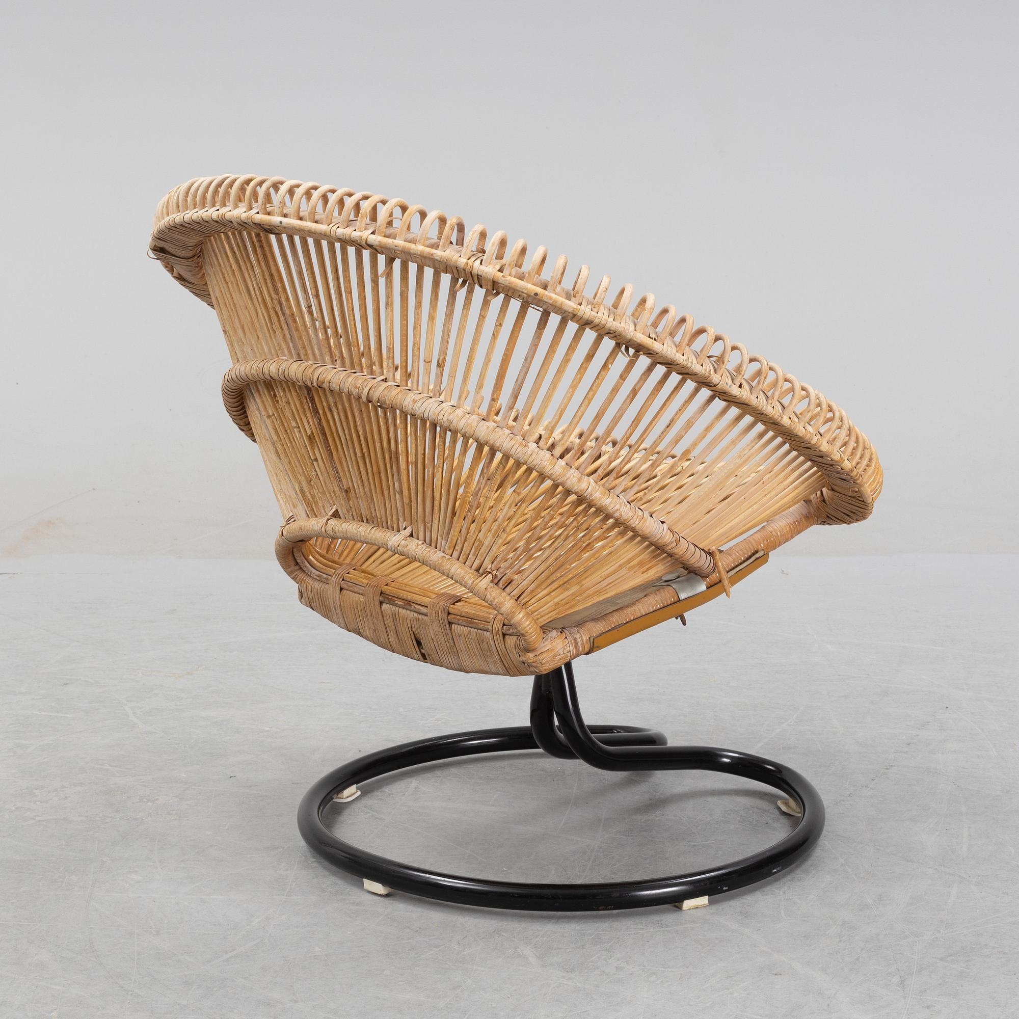 Fåtölj, Rondo, Göte möbler ab, Nässjö, 1960-tal.