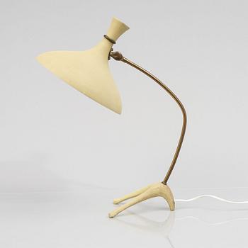 A Swedish Modern table lamp, Einar Bäckströms Metallvarufabrik, 1950s.
