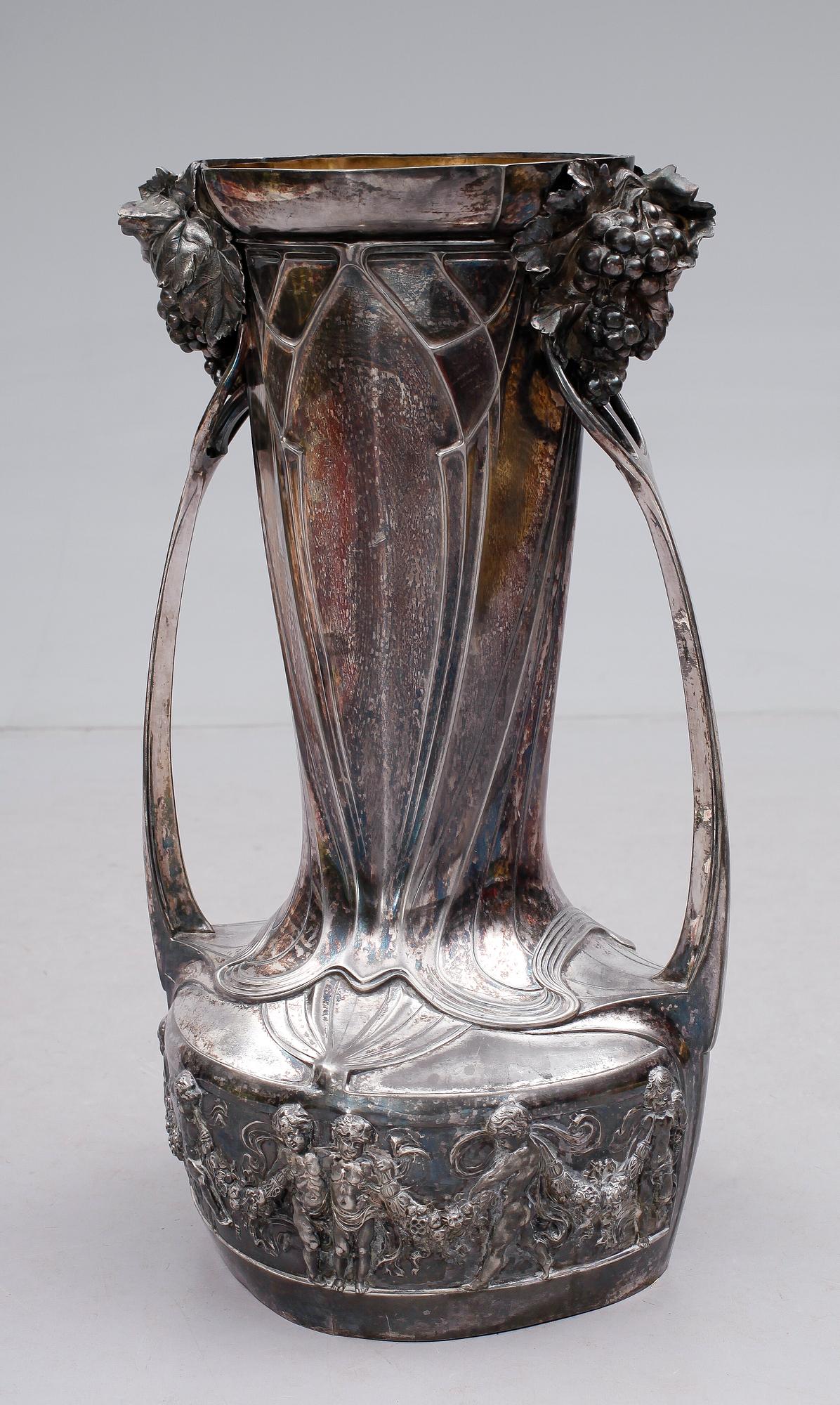 CHAMPAGNEKYLARE, nysilver, WMF, Würtenbergische Metall Manufakturen, 1900 talets början.