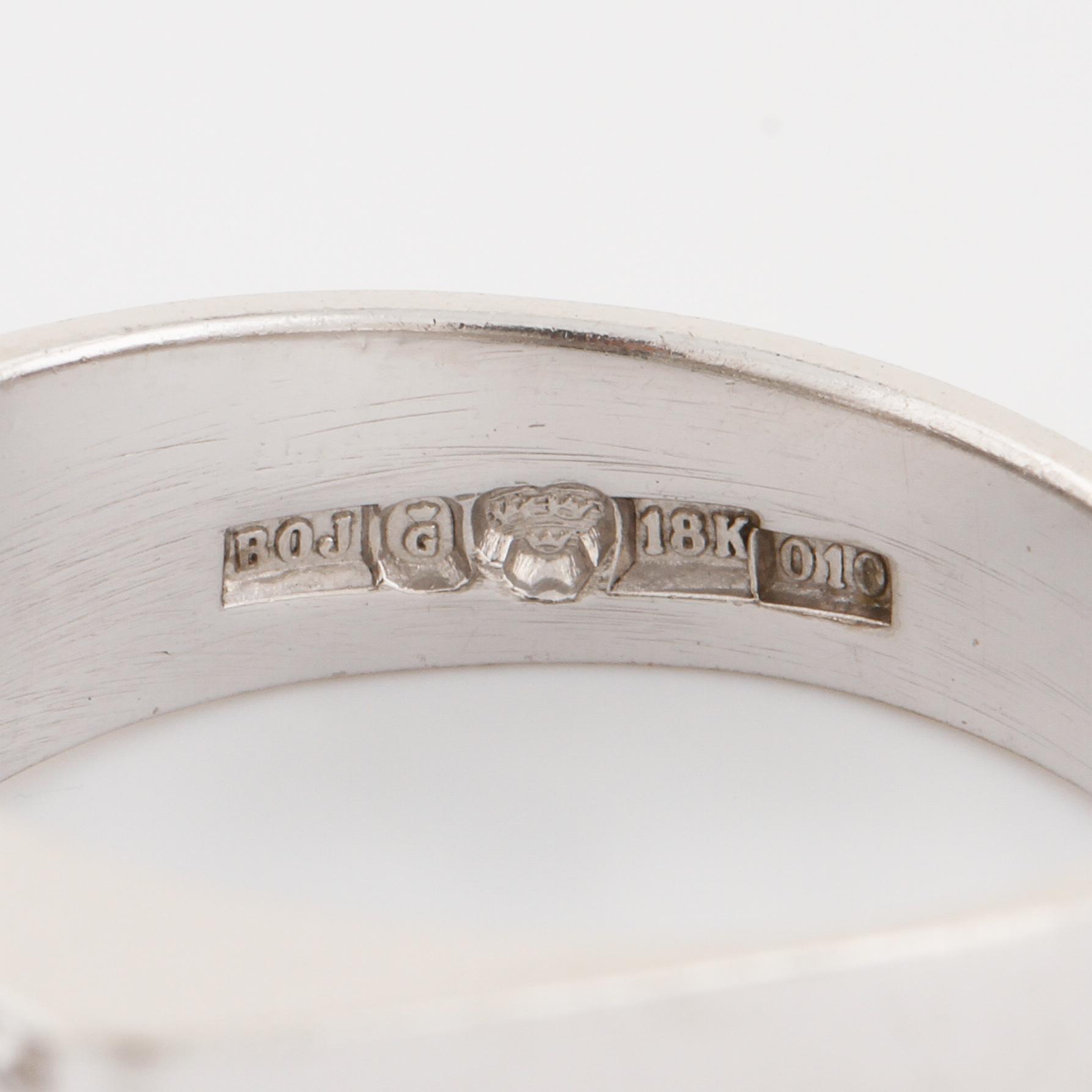 RING, gammalslipade diamanter, Guldsmedsmästarn, Göteborg, 1988.