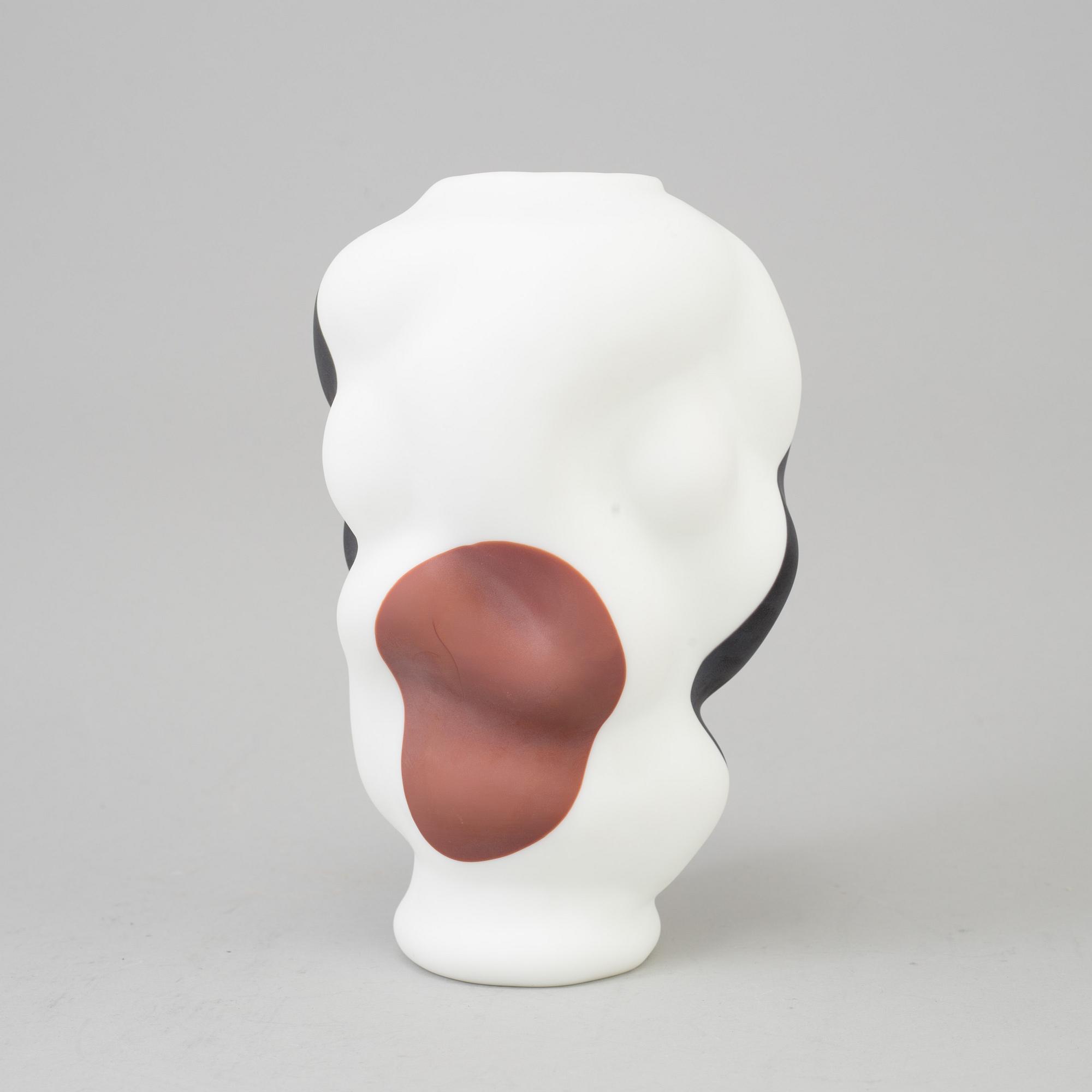 PER B SUNDBERG, vase, glas, "Kokkobello". Unsigned.