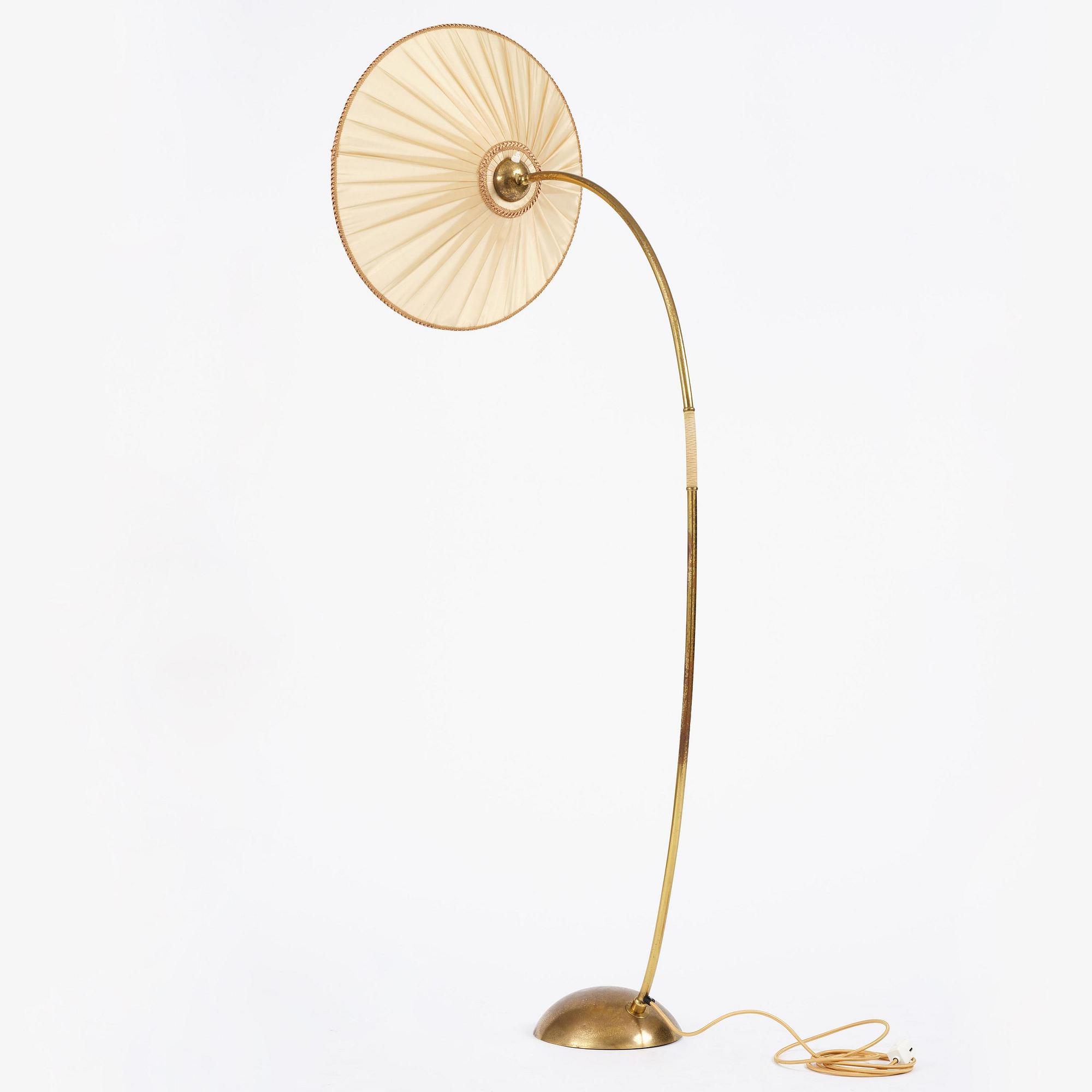 Bröderna Malmströms Metallvarufabrik, a floor lamp model "2673", Malmö, 1940s.